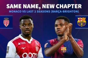 法蒂过去两个赛季41场比赛仅打入4球，而本赛季在摩纳哥已出战5场便贡献6球，状态焕然一新。