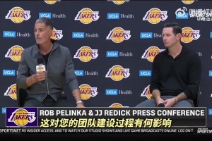 佩林卡谈是否续约老詹：我们希望他以湖人球员身份退役