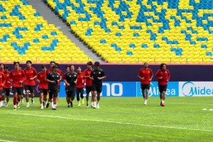 江原FC赛前踩场,大批主力缺席,蓉城能否顺利拿下亚冠主场首胜？