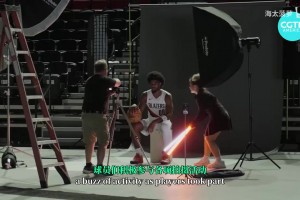 全世界都能看到！中国国际电视台下的杨瀚森：他决心全力以赴！