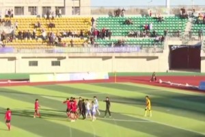 真部落战争！蒙超赤峰vs呼伦贝尔比赛最后一分钟门将直接急眼